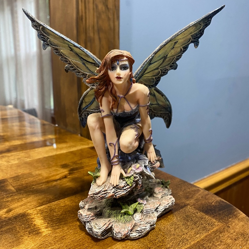 Mystical Fairy Figurine with Wings